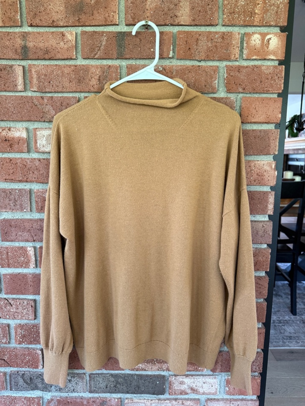 Treasure & Bond Camel Lightweight Sweater